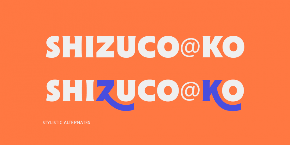 Przykład czcionki Cenzo Flare Cond Bold Italic